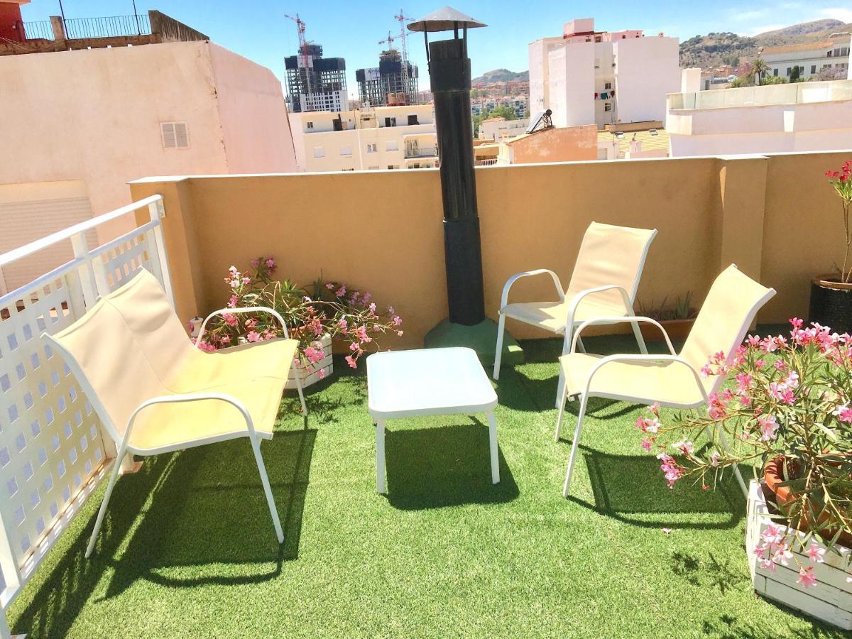 Room With Single Bed In Typical Townhouse With Rooftop Terrace Malaga Ngoại thất bức ảnh